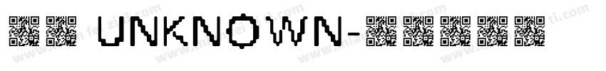 苹方 Unknown字体转换